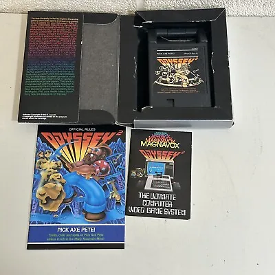 Magnavox Odyssey 2  Pick Axe Pete!Complete In Box Untested • $20