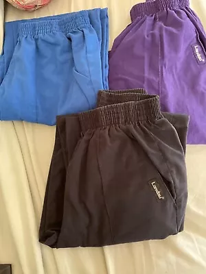 Women’s  Pull  On Scrub Pants Size X Small Tall Blue Purple Black  • $3