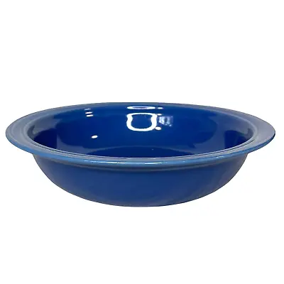 $20 • Buy COORS POTTERY Vintage Porcelain 8.5  Blue Vegetable Bowl Rocky Mountain Mark