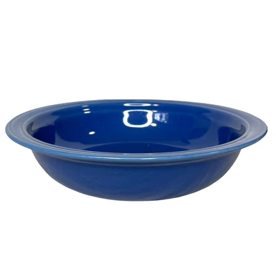 $20 • Buy COORS POTTERY Vintage Porcelain 8.5  Blue Vegetable Bowl Rocky Mountain Mark
