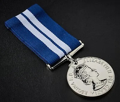 Silver Replica Elizabeth II Military Medal Distinguished Service. Navy. ERII DSM • £9.99