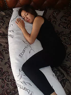 Bamboo Cover Shredded Memory Foam Full Body Pillow100% WashableUSA Made New • $58.99
