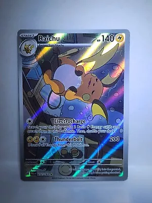 Pokémon TCG Raichu Scarlet & Violet - Paldea Evolved 211/193 Holo... • $20