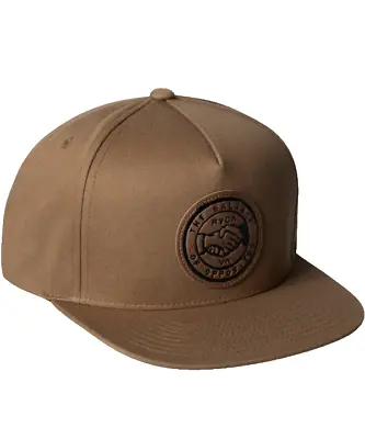 Rvca Hats Brown Truce Snapback Hat Avyha00228 Cml • $29.99
