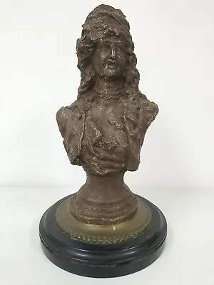 Antique Vintage Art Metal Nobel Woman 12  Bust • $19.95