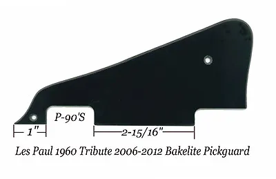 Les Paul LP Jr Studio 1960's Bakelite Pickguard For Gibson Epiphone Project NEW • $59.82