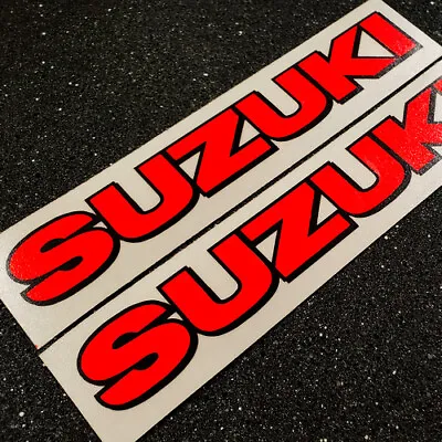 Suzuki Decals Neon Red 1000 Gsxr 85 Rmz 600 Gsxs 750 Drz 450 250 Moto Gp Srad 8r • $11.69