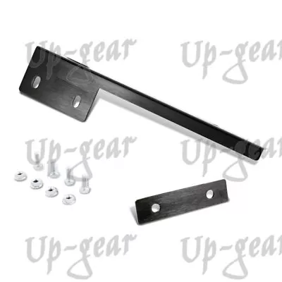 Black Aluminum Bumper Front License Plate Mount Relocate Bracket For Mitsubishi • $6.10