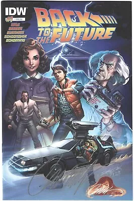 Back To The Future #1 JSC  Campbell Exclusive Color Signed W/ COA LE BTTF NM • $149.99