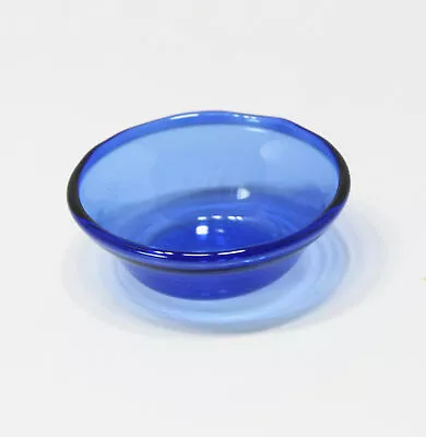 Dollhouse Miniature 1:12 Scale Blue Glass Bowl By Royal Miniatures • $2.99
