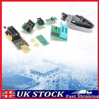 CH341 Programmer Complete Kit Online Programming For EEPROM 24CXX/25CXX/93CXX • £11.69