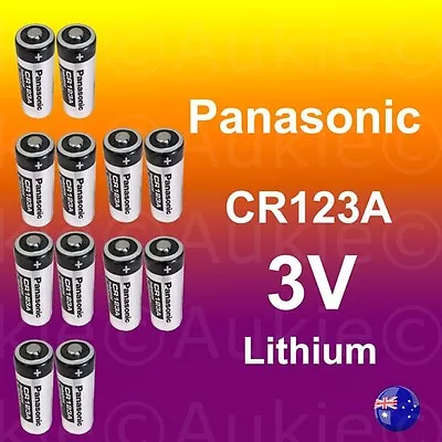 12x Panasonic CR123A Battery Arlo Security Camera VMS3330/3430/3230/3310 CR123 • $37.47