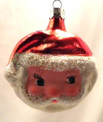 Vintage Double Sided Santa Head Christmas Ornament🎅 • $16.99