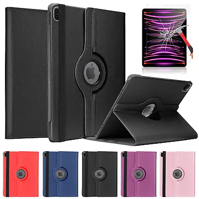 For IPad Pro 12.9  3rd 4th 5th 6th Gen Case Leather Cover StandScreen Protector • $18.95
