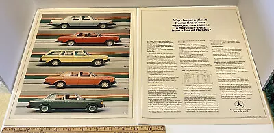 Vintage Print Ad Mercedes Benz Diesel Station Wagon Coupe Car 1970s Ephemera 2pg • $14.99