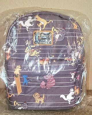 Loungefly Disney Cats Aristocats Marie Figaro Cheshire Mini Backpack New • £86.77