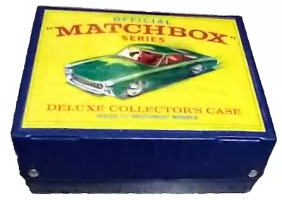 VINTAGE Official Matchbox Series Deluxe Collector’s Case Holds 72 Cars W/72 Cars • $99.99