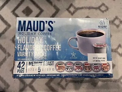 Maud's Holiday Flavored Coffee Variety Pack Winter K-Cup Pods 42 Pack • $22.99