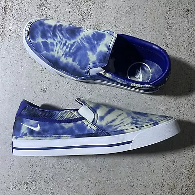 A2073G Nike Court Legacy Print Tie Dye Slip On Shoes DH1439-901 Mens Size 10 NEW • $39.99