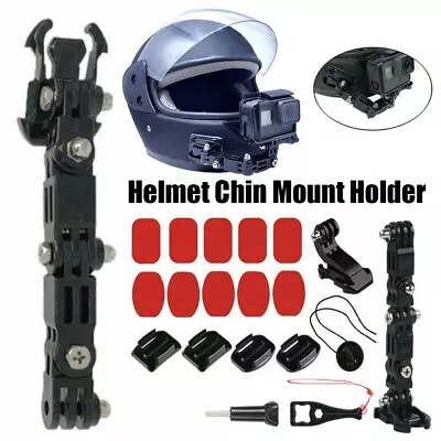 Support Helmet Front Chin Mount Bracket For Gopro Hero 7 6 5 4 Accessories • $13.02