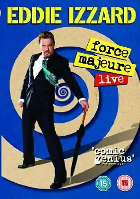 Eddie Izzard: Force Majeure Live DVD Comedy (2013) Eddie Izzard Amazing Value • £1.94