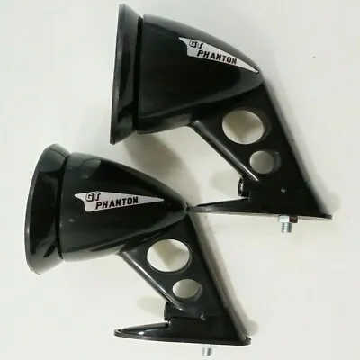 For Datsun Sunny 1200 Coupe Gx-5 Kb110 Black Fender Mirror Abs Bullet Retro New  • $136.59