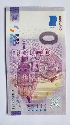 0 Euro Souvenir Banknote World Cup Qatar - England  Official Euro Souvenir • £10.20