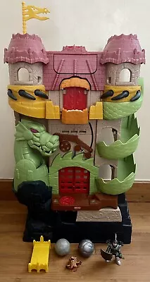 Fisher Price Imaginext Dragon World Castle Fortress Playset 2008 & Figures • £40