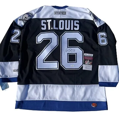 Martin St. Louis Signed Tampa Bay Lightning 2004 Stanley Cup CCM Jersey JSA COA • $599.99