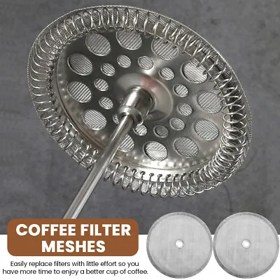 Durable Home Kitchen Stainless Steel For French Press Cafetiere Filter Mesh • £5.08