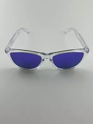 Oakley Frogskins Polished Clear Violet Iridium 24-305 LE3000 RARE • $119.99