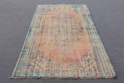 Turkish Rugs Vintage Rugs Oriental Rug 5.2x8.1 Ft Large Rug Floor Rugs • $105.60