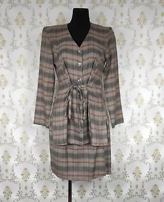 $69.11 • Buy Gossip Clothing Co 90's Blazer Skirt Set. Made In Uk. Size M