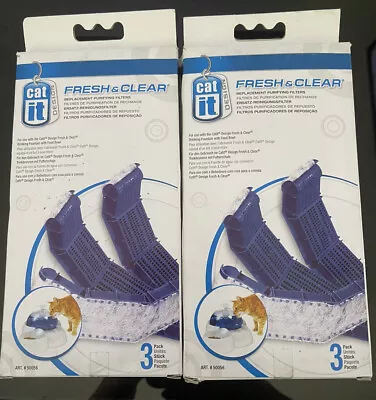 Cat It- Fresh & Clear ~ Replacement Purifying Filters ~ 6 • $22