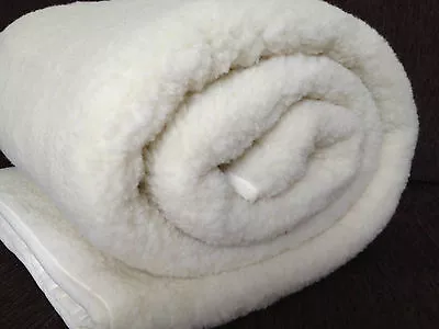 £65.99 • Buy Merino Wool Mattress Topper Under Blanket Single Double King Super King Size