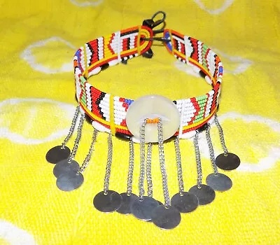 African Maasai Choker Necklace Masai Massai Ethnic Tribal Boho Gypsy Jeec21 • $17.97