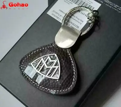 Nappa Leather Keyring Key Chain For Mercedes Maybach E S Class W222 W221 W223 • $47.99