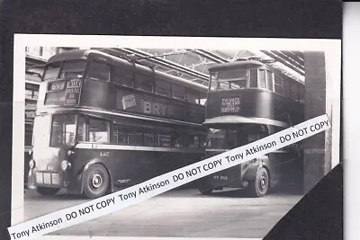 London Transport - A2 Type Trolley Bus No. 41 In Depot - Photo  # B11606 • £1