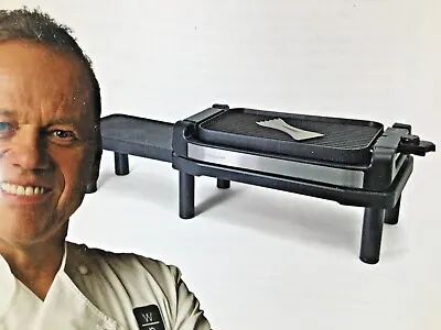 $120 • Buy Wolfgang Puck Indoor/Outdoor Reversible Electric Grill W/Stand BRGG1100 NIB