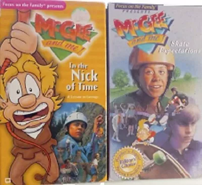 VHS:  2 McGee And Me Tapes: In The Nick Of Time & Skate Expectations (DS RB 01) • $5