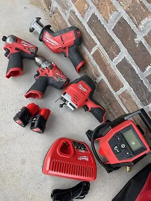 Milwaukee M12 5 Tool Combo Kit • $450