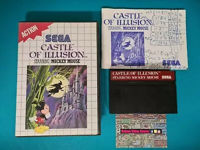 SEGA MASTER SYSTEM: Castle Of Illusion - Starring Mickey Mouse • $29.65