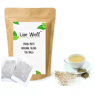 Yerba Mate ORIGINAL BLEND Tea / Ice Tea (Unbleached Tea Bags) Premium Quality! • £18.49