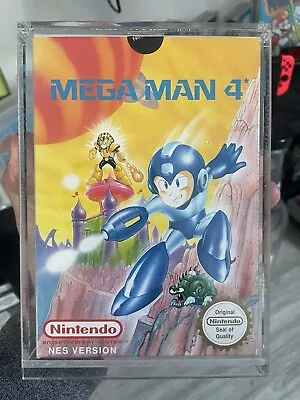 Mega Man 4 NES Nintendo CIB MINT!!! Insane Condition  • £900