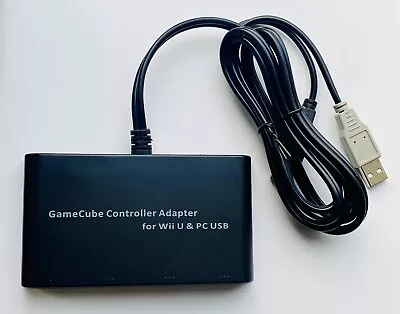 Mayflash GameCube Controller Adapter 4 Ports For Wii U & PC USB • $14.62