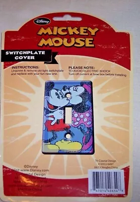 Light  Switch Cover Mickey & Minnie Mouse  Electric Switch Plate Cover Disney  • $9.59