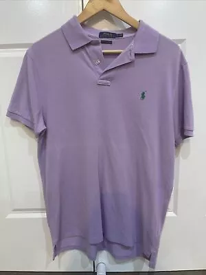 Polo Ralph Lauren Shirt Lilac Size Large Custom Slim Fit • $30
