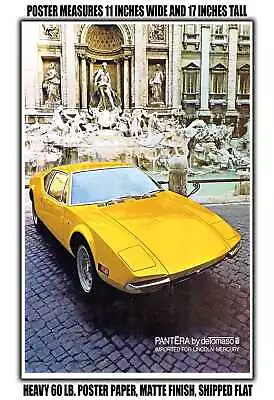 11x17 POSTER - 1971 DeTomaso Pantera By Lincoln Mercury • $27.68