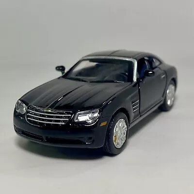 MotorMax #4046 Chrysler Crossfire 1:43 Scale Diecast Diorama Model Car Black • $36