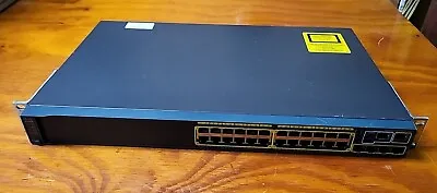 Cisco WS-C2960S-24TS-L 24 Port Managed 10/100/1000 Gigabit Switch • $49.95